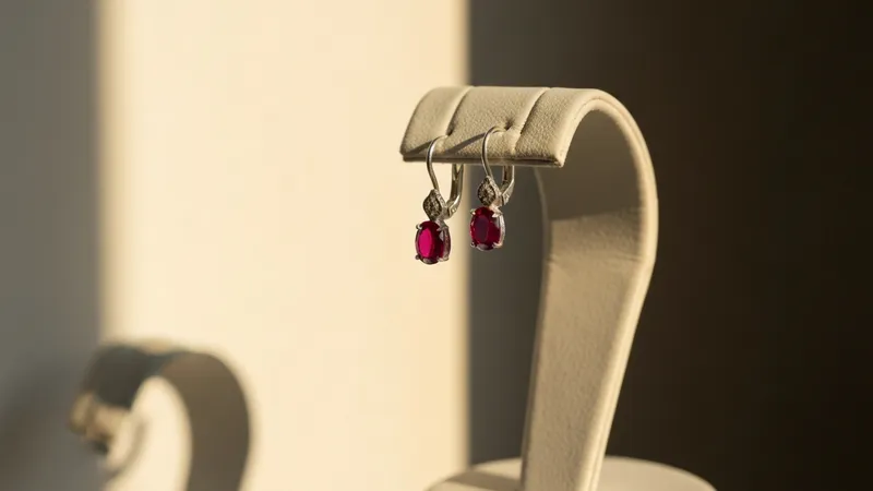 Argent Sterling Et Rubis Une Option Abordable